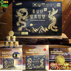 An Cung Hoàng Gia Trầm hương Hongsamdan hộp gỗ 60 viên Hàn Quốc 27