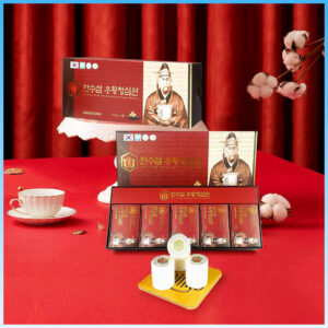 An Cung Ngưu Hoàng Hoàn Hộp Gỗ Hansusam Uhwangcheongsimwon 3,75g Hàn Quốc 24