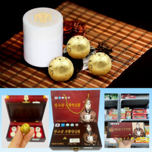 An Cung Ngưu Hoàng Hoàn Hansusam Uhwangcheongsimwon Hộp Gỗ 10 Viên Hàn Quốc – Hoạt Huyết Dưỡng Na~o 32