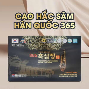 Cao Hắc Sâm Hàn Quốc 365 Samsung Bio Hộp 4 Lọ x 250 Gram - Bô? Cơ Thể - Bô? Huyết Khí Thâ.n