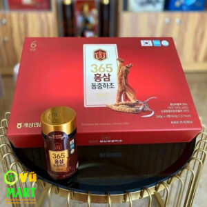 Cao Hồng Sâm Đông Trùng Hạ Thảo 365 Hàn Quốc hộp 4 lọ * 240g - Bô? Cơ Thể - Bô? Huyết Khí Thâ.n 27
