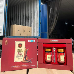 Cao Hồng Sâm Đông Trùng Hạ Thảo Hàn Quốc 365 Hộp 2 Lọ x 240g - Bô? Thâ.n Khí 15