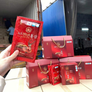 Nước Hồng Sâm Nhung Hươu Linh Chi 365 Hàn Quốc Hộp 60 Gói x 70ml 10