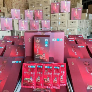 Nước Hồng Sâm Nhung Hươu Linh Chi 365 Hàn Quốc Hộp 60 Gói x 70ml 12