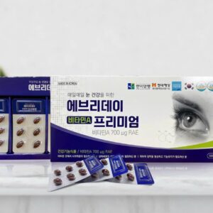Viên Bô? Mắt Vitamin A Premium Hanmi (Hộp 120 Viên) - Sáng Mắt Tinh Mắt